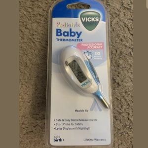 Vicks pediatric baby Rectal Thermometer New
